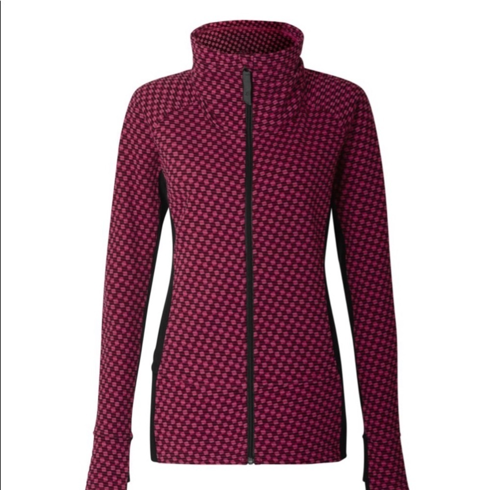 Lululemon radiant jacket deep dive berry rumble.